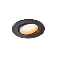 Lubinis įleidžiamas LED šviestuvas NUMINOS® MOVE S, juodas / baltas 3000K 20°