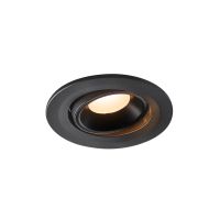 Lubinis įleidžiamas LED šviestuvas NUMINOS® MOVE S, juodas 3000K 40°