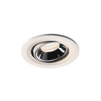 Lubinis įleidžiamas LED šviestuvas NUMINOS® MOVE S, baltas / chrominis 4000K 40°