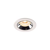 Lubinis įleidžiamas LED šviestuvas NUMINOS® XS, baltas / chrominis 2700K 20°