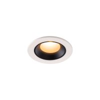 Lubinis įleidžiamas LED šviestuvas NUMINOS® XS, baltas / juodas 2700K 40°