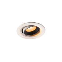 Lubinis įleidžiamas LED šviestuvas NUMINOS® MOVE XS, baltas / juodas 2700K 20°