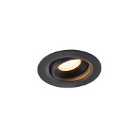 Lubinis įleidžiamas LED šviestuvas NUMINOS® MOVE XS, juodas 3000K 55°