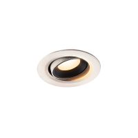 Lubinis įleidžiamas LED šviestuvas NUMINOS® MOVE XS, baltas / juodas 3000K 20°