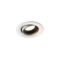 Lubinis įleidžiamas LED šviestuvas NUMINOS® MOVE XS, baltas / juodas 4000K 20°