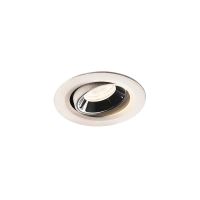 Lubinis įleidžiamas LED šviestuvas NUMINOS® MOVE XS, baltas/chrominis 4000K 55°