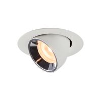 Lubinis įleidžiamas LED šviestuvas NUMINOS® GIMBLE XS, baltas / chrominis 2700K 20°