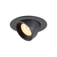 Lubinis įleidžiamas LED šviestuvas NUMINOS® GIMBLE XS, juodas 3000K 20°