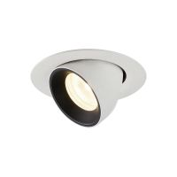 Lubinis įleidžiamas LED šviestuvas NUMINOS® GIMBLE XS, baltas / juodas 4000K 55°