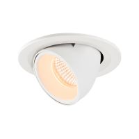 Lubinis įleidžiamas LED šviestuvas NUMINOS® GIMBLE S, baltas 2700K 40°