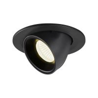 Lubinis įleidžiamas LED šviestuvas NUMINOS® GIMBLE S, juodas 4000K 20°
