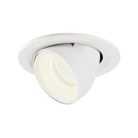 Lubinis įleidžiamas LED šviestuvas NUMINOS® GIMBLE S, baltas 4000K 20°
