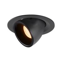 Lubinis įleidžiamas LED šviestuvas NUMINOS® GIMBLE M, juodas 2700K 40°