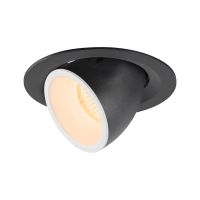 Lubinis įleidžiamas LED šviestuvas NUMINOS® GIMBLE M, juodas / baltas 2700K 40°