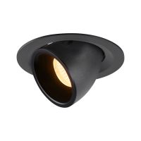 Lubinis įleidžiamas LED šviestuvas NUMINOS® GIMBLE M, juodas 3000K 20°