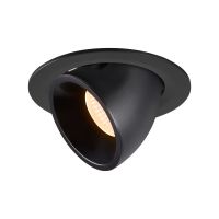 Lubinis įleidžiamas LED šviestuvas NUMINOS® GIMBLE L, juodas 2700K 20°