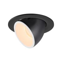Lubinis įleidžiamas LED šviestuvas NUMINOS® GIMBLE L, juodas / baltas 2700K 20°