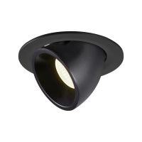 Lubinis įleidžiamas LED šviestuvas NUMINOS® GIMBLE L, juodas 4000K 20°
