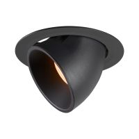 Lubinis įleidžiamas LED šviestuvas NUMINOS® GIMBLE XL, juodas 2700K 20°