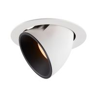 Lubinis įleidžiamas LED šviestuvas NUMINOS® GIMBLE XL, baltas / juodas 2700K 20°