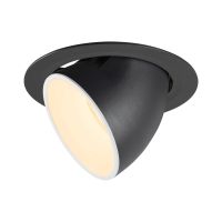 Lubinis įleidžiamas LED šviestuvas NUMINOS® GIMBLE XL, juodas / baltas 3000K 55°