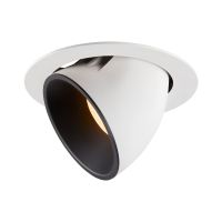 Lubinis įleidžiamas LED šviestuvas NUMINOS® GIMBLE XL, baltas / juodas 3000K 40°
