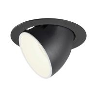 Lubinis įleidžiamas LED šviestuvas NUMINOS® GIMBLE XL, juodas / baltas 4000K 20°