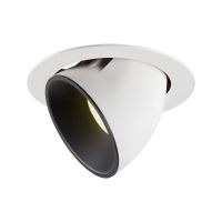 Lubinis įleidžiamas LED šviestuvas NUMINOS® GIMBLE XL, baltas / juodas 4000K 55°