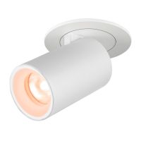 Lubinis įleidžiamas LED šviestuvas NUMINOS® PROJECTOR XS, 2700 K, 20°, cilindrinis, baltas / baltas