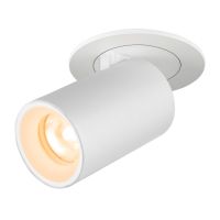 Lubinis įleidžiamas LED šviestuvas NUMINOS® PROJECTOR XS, 3000 K, 20°, cilindrinis, baltas / baltas