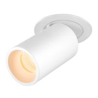 Lubinis įleidžiamas LED šviestuvas NUMINOS® PROJECTOR M, 3000 K, 20°, cilindrinis, baltas / baltas