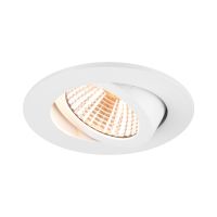 Lubinis įleidžiamas LED šviestuvas NEW TRIA® 68, 2700K, 38°, IP 20, apvalus, baltas