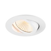 Lubinis įleidžiamas LED šviestuvas NEW TRIA® 68, 1800-3000K, 60°, IP 20, apvalus, baltas