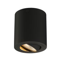 Lubinis paviršinis LED šviestuvas TRILEDO apvalus CL, 3000K, apvalus, matinis juodas, 38°, 6.2W, su maitinimo šaltiniu