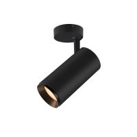 Lubinis paviršinis LED šviestuvas NUMINOS® SPOT PHASE L, juodas/juodas 3000K 60°
