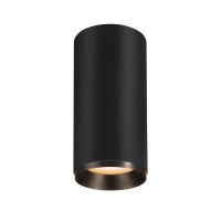 Lubinis paviršinis LED šviestuvas NUMINOS® CL PHASE L, juodas/juodas 3000K 24°