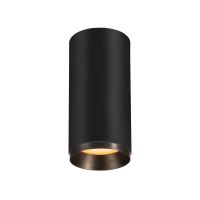 Lubinis paviršinis LED šviestuvas NUMINOS® CL DALI M, juodas/juodas 2700K 24°
