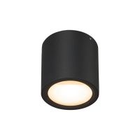Lubinis paviršinis LED šviestuvas OCULUS CL, reguliuojama šviesos spalva, 2000-3000K, juodas