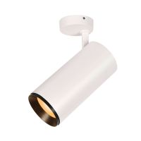 Lubinis paviršinis LED šviestuvas NUMINOS® SPOT XL PHASE, baltas / juodas, 36W 2700K 36°