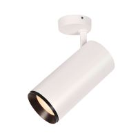 Lubinis paviršinis LED šviestuvas NUMINOS® SPOT XL PHASE, baltas / juodas, 36W 3000K 24°