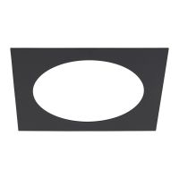 Perėjimo žiedas Numinos® XL kvadratinis 240/180mm juodas