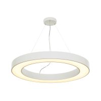 Pakabinamas LED šviestuvas MEDO RING 90, baltas, Ø 90 cm