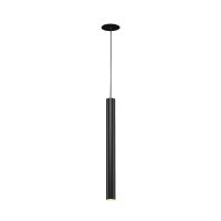 Pakabinamas LED šviestuvas HELIA 40, 3000K, apvalus, juodas, ploščias, 9W