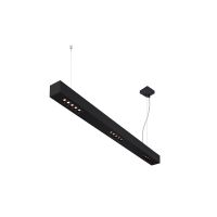 Pakabinamas LED šviestuvas Q-LINE PD, 1m, BAP, juodas, 3000K