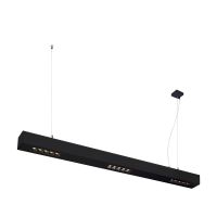 Pakabinamas LED šviestuvas Q-LINE PD, 1m, BAP, juodas, 4000K