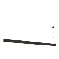 Pakabinamas LED šviestuvas GLENOS, 3000K, juodas, 2 m, 85W