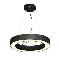 Pakabinamas LED šviestuvas MEDO RING 60 DALI, juodas, 3000K