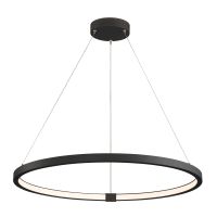 Pakabinamas LED šviestuvas ONE 80 DALI, juodas, 3000/4000K