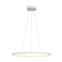 Pakabinamas LED šviestuvas PANEL 60 DALI, apvalus baltas 3000K