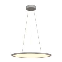 Pakabinamas LED šviestuvas PANEL 60 DALI, apvalus pilkas 4000K